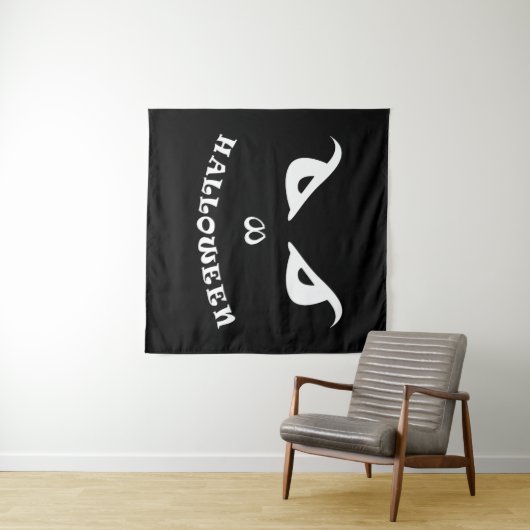 Halloween spooky scary wandkleed (In Situ (horizontaal))