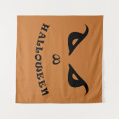 Halloween spooky scary wandkleed (Voorkant (horizontaal))