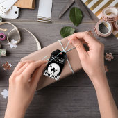 Halloween Spooky Scary Whimsical Black Cat Cadeaulabel