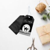 Halloween Spooky Scary Whimsical Black Cat Cadeaulabel