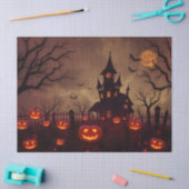 Halloween Spooky Scene Fantasy Tissue Pap Tissuepapier (Craft)