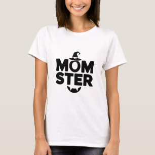 Halloween Spooky & Schattige Momster T-shirt