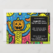 Halloween Spooky Scribble Shindig Kaart (Voorkant)