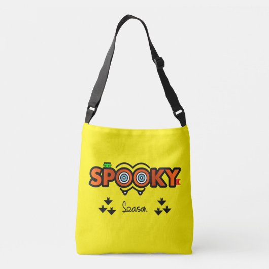 Halloween Spooky Season Dual Design Bag Crossbody Tas (Achterkant)
