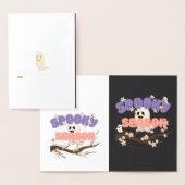 Halloween Spooky Season Foil Card Folie Kaarten (Display)