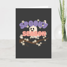 Halloween Spooky Season Folded Greeting Card Kaart