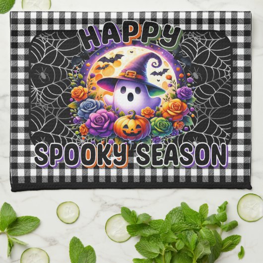 Halloween "Spooky Season" Keuken Handdoeken (Gevouwen)
