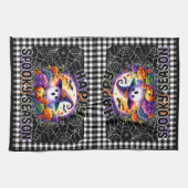 Halloween "Spooky Season" Keuken Handdoeken (Horizontaal)