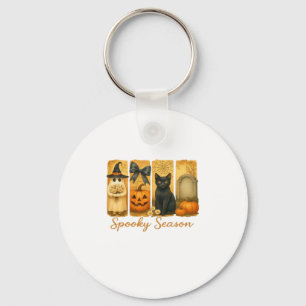 Halloween Spooky Season, leuke spookbloem Sleutelhanger