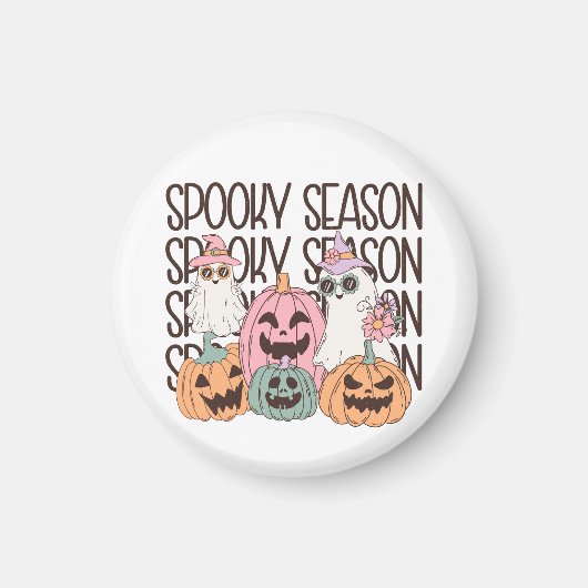 Halloween Spooky Season Magneet (Voorkant)