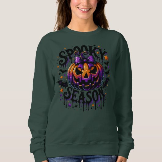 Halloween Spooky Season Sweatshirt (Voorkant)