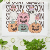 Halloween Spooky Season Theedoek (Gevouwen)