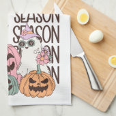 Halloween Spooky Season Theedoek (Quarter Fold)