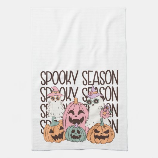 Halloween Spooky Season Theedoek (Verticaal)