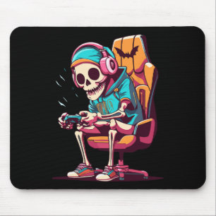 Halloween Spooky Seizoen Gaming Skeleton Scary Gam Muismat