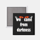 Halloween spooky-seizoen hier magneet (Voorkant / Achterkant)