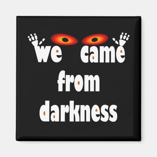 Halloween spooky-seizoen hier magneet (Voorkant)