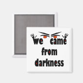 Halloween spooky-seizoen hier magneet (Voorkant / Achterkant)