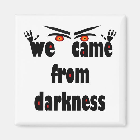 Halloween spooky-seizoen hier magneet (Voorkant)