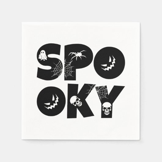 Halloween spooky  servet (Voorkant)