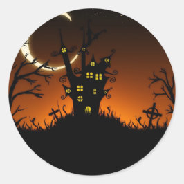 Halloween Spooky Silhouettes Sticker
