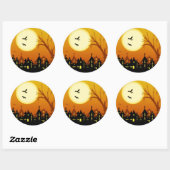 Halloween Spooky Silhouettes Sticker (Vel)