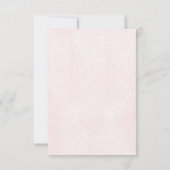 Halloween Spooky Simple Pink Ribbon Girl Verjaarda Bedankkaart (Achterkant)