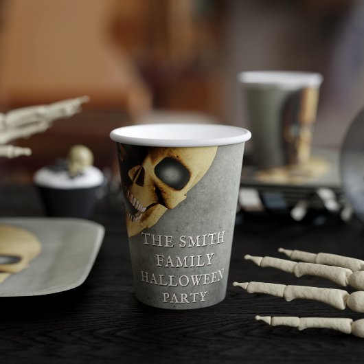 Halloween Spooky Skelet Skull Party Papieren Bekers