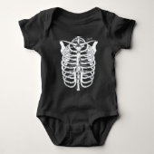 Halloween Spooky Skeleton Baby Newborn Cute Romper (Voorkant)