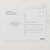 Halloween Spooky Skeleton Scary Typografie Briefkaart (Achterkant)