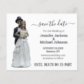 halloween spooky skeletten redden de datum stijlvo flyer (Voorkant)