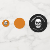  Halloween Spooky Skull Confetti (Achterkanten)