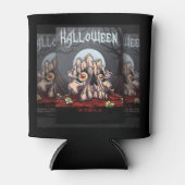 Halloween Spooky Skull en Claw Blikjeskoeler (Voorkant)