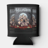 Halloween Spooky Skull en Claw Blikjeskoeler (Achterkant)