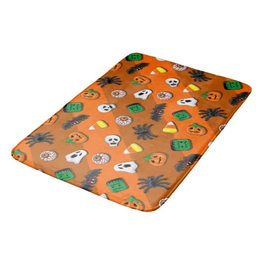 Halloween Spooky Snoepjes Party Table Lamp Badmat (Gekanteld)