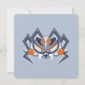 Halloween Spooky Spider / King of Pumpkin Kaart (Voorkant)