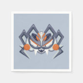 Halloween Spooky Spider / King of Pumpkin Servet (Voorkant)