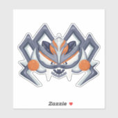 Halloween Spooky Spider / King of Pumpkin Sticker (Vel)