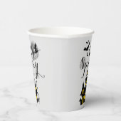 Halloween Spooky Spider pakt heksenhuis Papieren Bekers (Rechts)