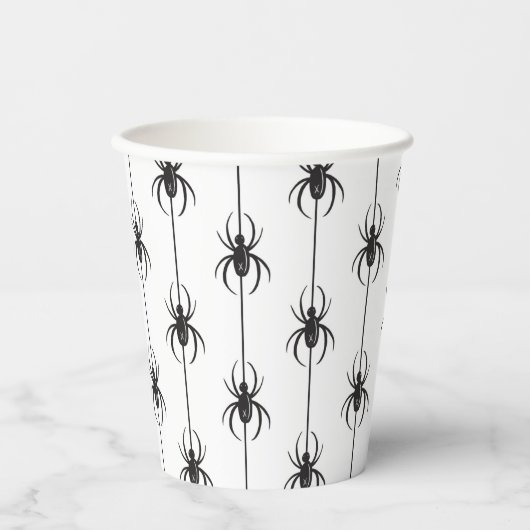 Halloween Spooky Spider Papieren Bekers (Voorkant)
