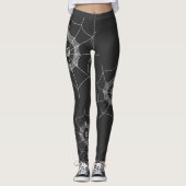 Halloween Spooky Spider Web Scary Whimsical Leggings (Voorkant)