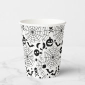 Halloween Spooky Spiderwebs Papieren Bekers (Rechts)