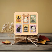  Halloween Spooky Stamps Sticker Sheet