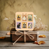  Halloween Spooky Stamps Sticker Sheet