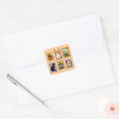  Halloween Spooky Stamps Sticker Sheet (Envelop)