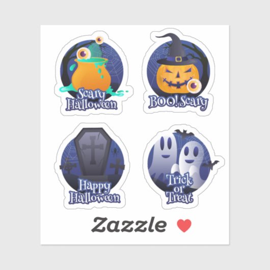 Halloween spooky sticker collection (Vel)