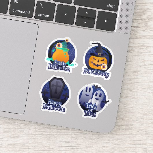 Halloween spooky sticker collection (Detail)