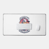 Halloween Spooky Summer Skeleton Drink Bureaumat (Keyboard & Muis)