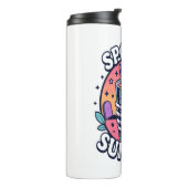 Halloween Spooky Summer Skeleton Drink Thermosbeker (Gedraaid links)