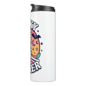 Halloween Spooky Summer Skeleton Drink Thermosbeker (Geroteerd rechts)